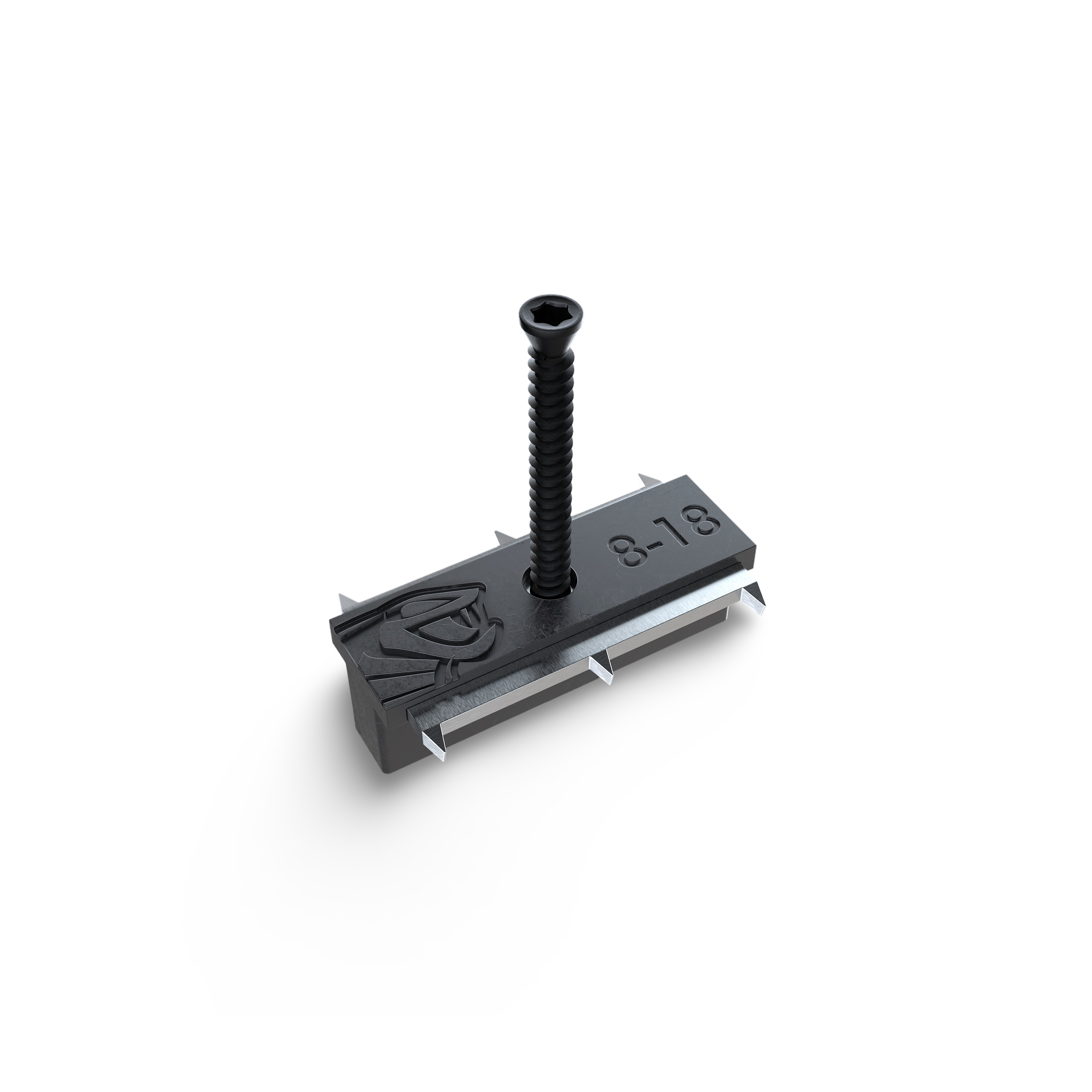 Vis inox 8-18 pour lambourde alu et lame composite, série Hybrid