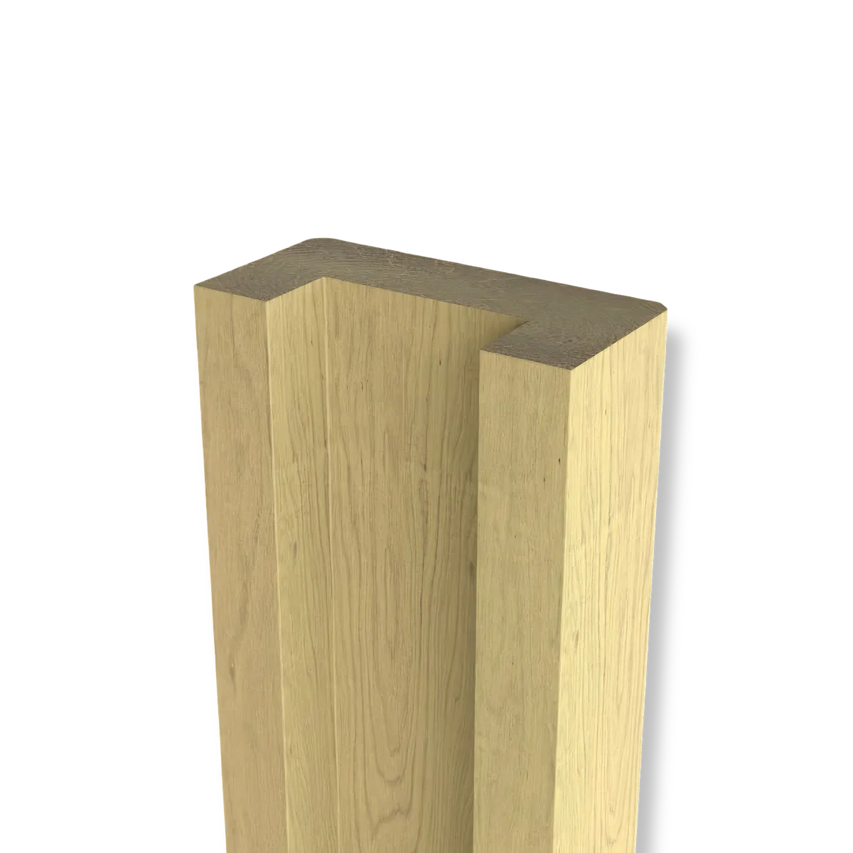 Schallschutzwand Silenzo Halbpfosten aus Holz für Garten oder Terrasse