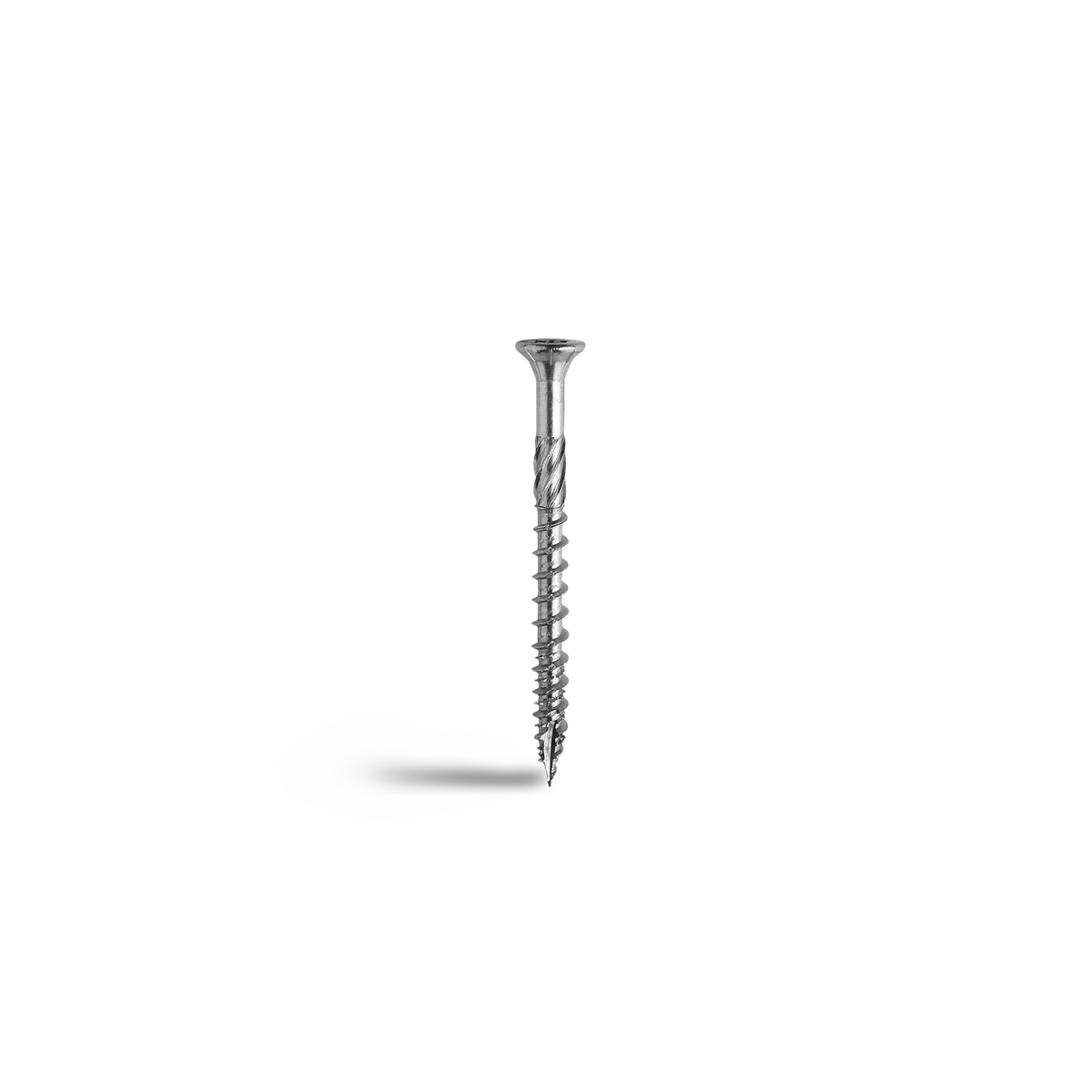 Tornillo de fijación inox 6x70 mm para sistema de terraza, acabado duradero