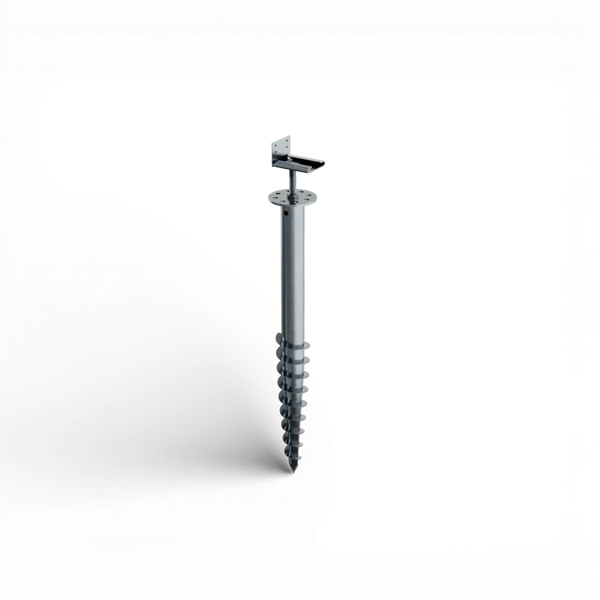 Fundamentschrauben zum Eindrehen aus Metall zur Befestigung von Unterkonstruktionsbalken