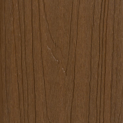 Lame de terrasse composite Havane 220 cm en teck, aspect bois naturel