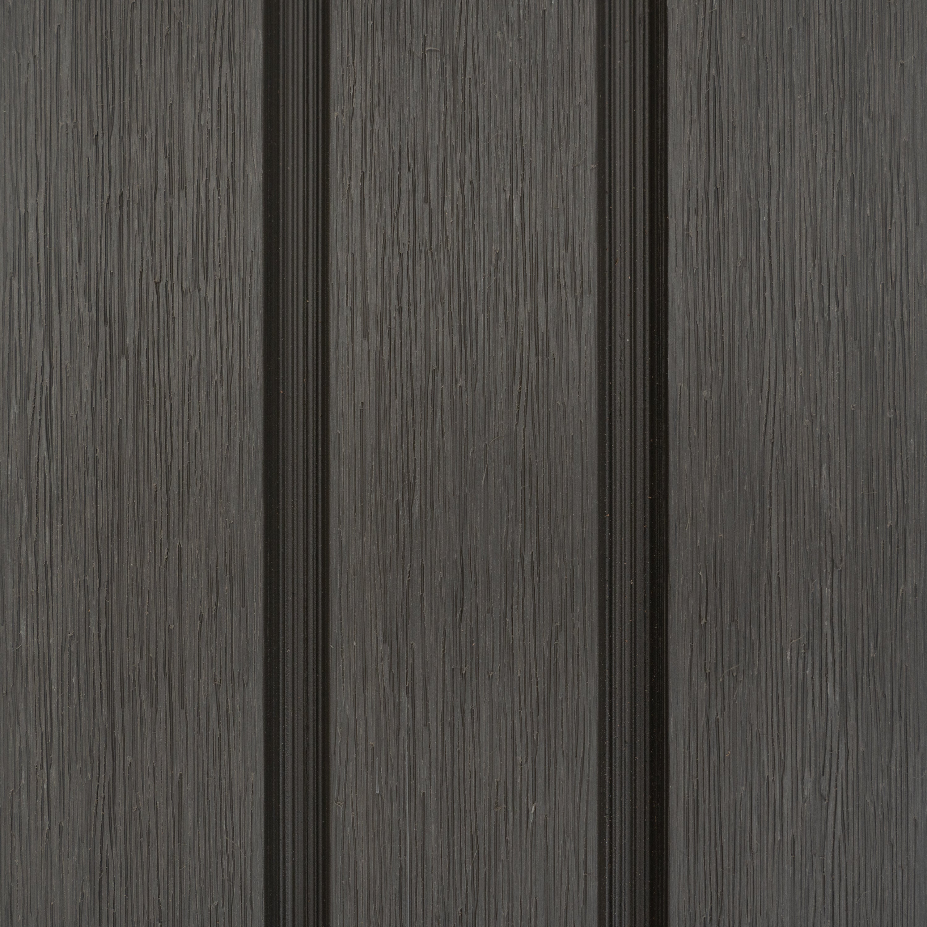 Lame de clôture composite Modern 1780 gris foncé, aspect texturé