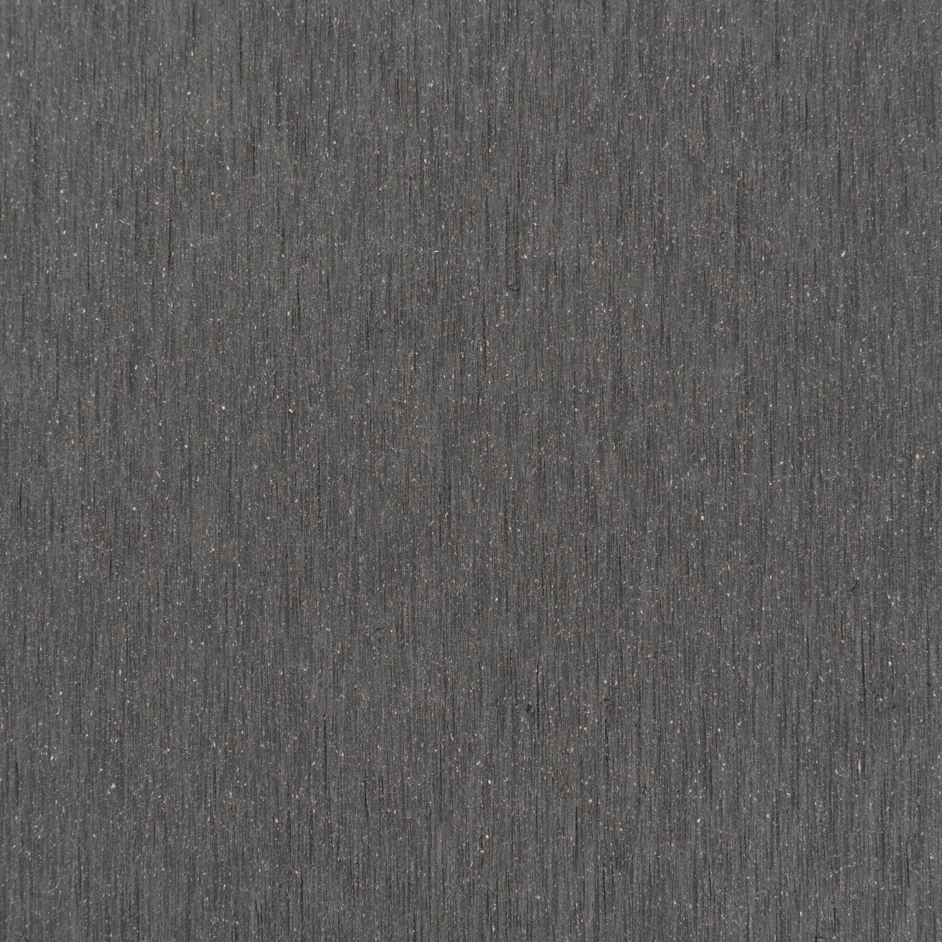 Clôture composite Rio anthracite avec texture bois naturel