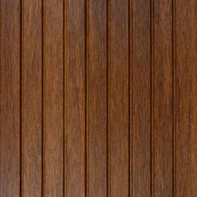 Lame de terrasse en bambou thermo-traité, gamme Samba, finition brune