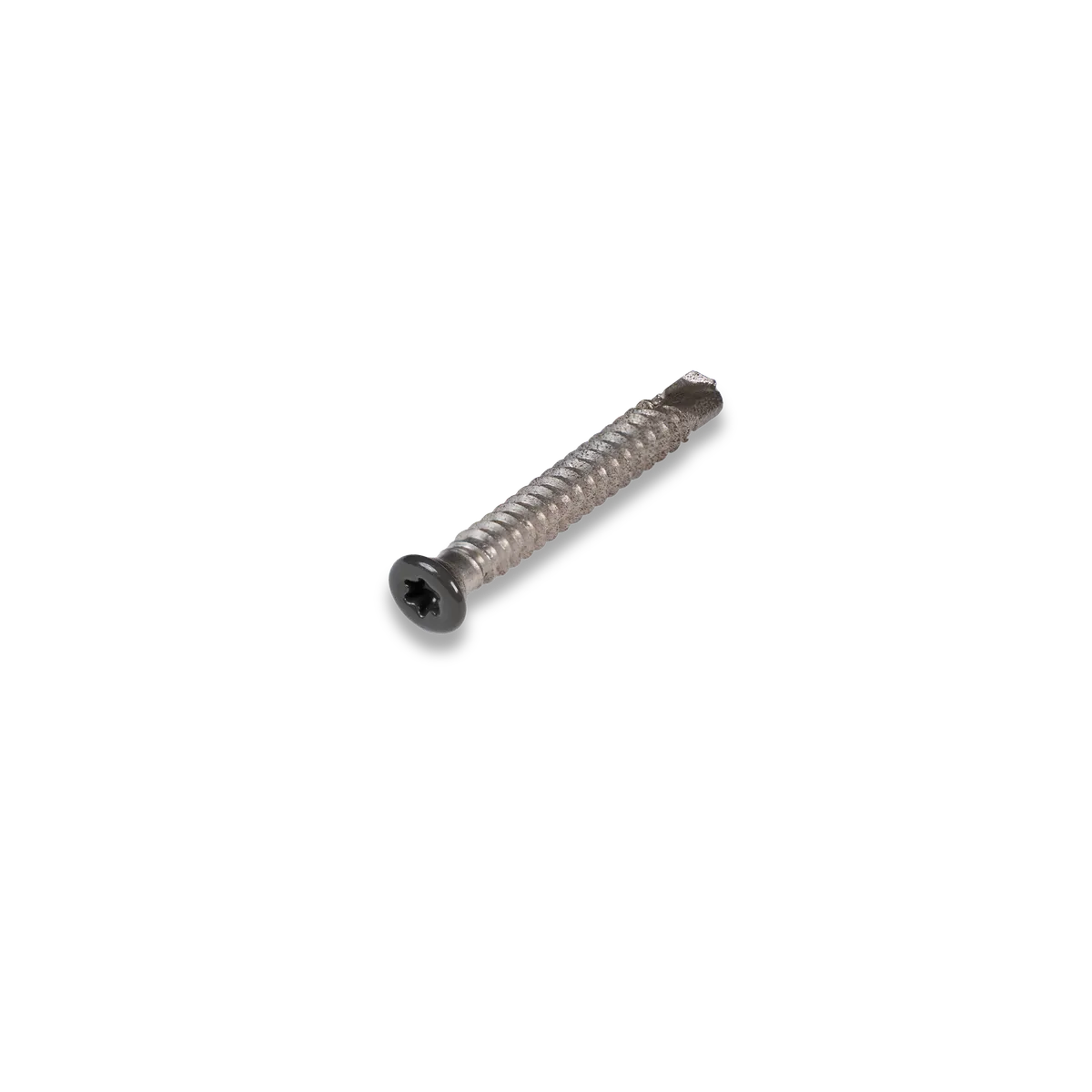 Edelstahlschraube für Aluminium-Unterkonstruktion, 5x45 mm, dunkelgrau