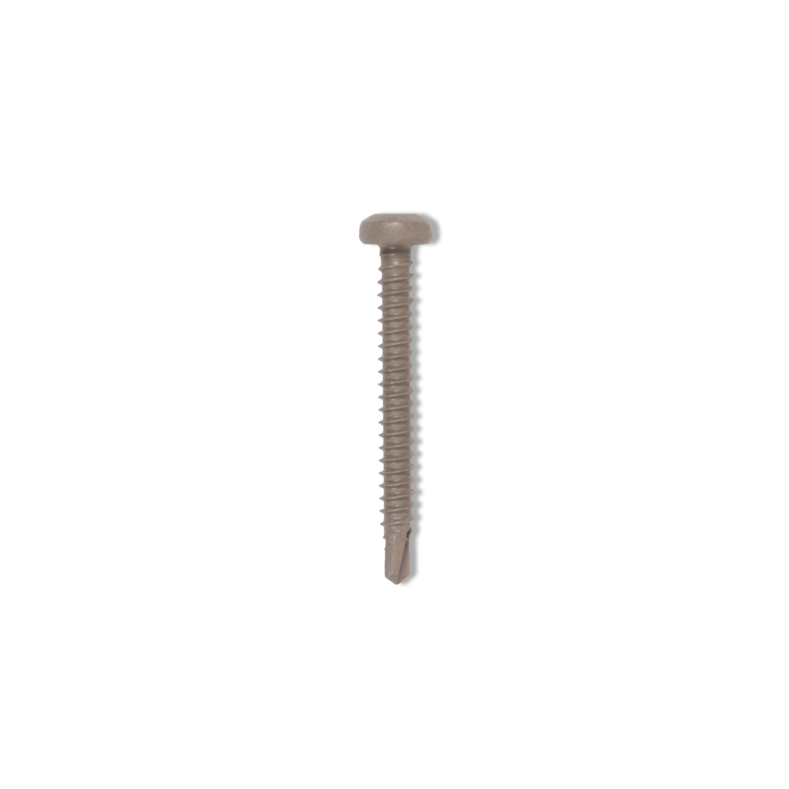 Vis bardage composite Weo 4x38 mm couleur gris clair pour montage