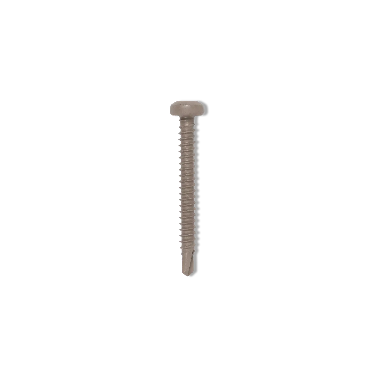 Vis bardage composite Weo 4x38 mm couleur gris clair pour montage