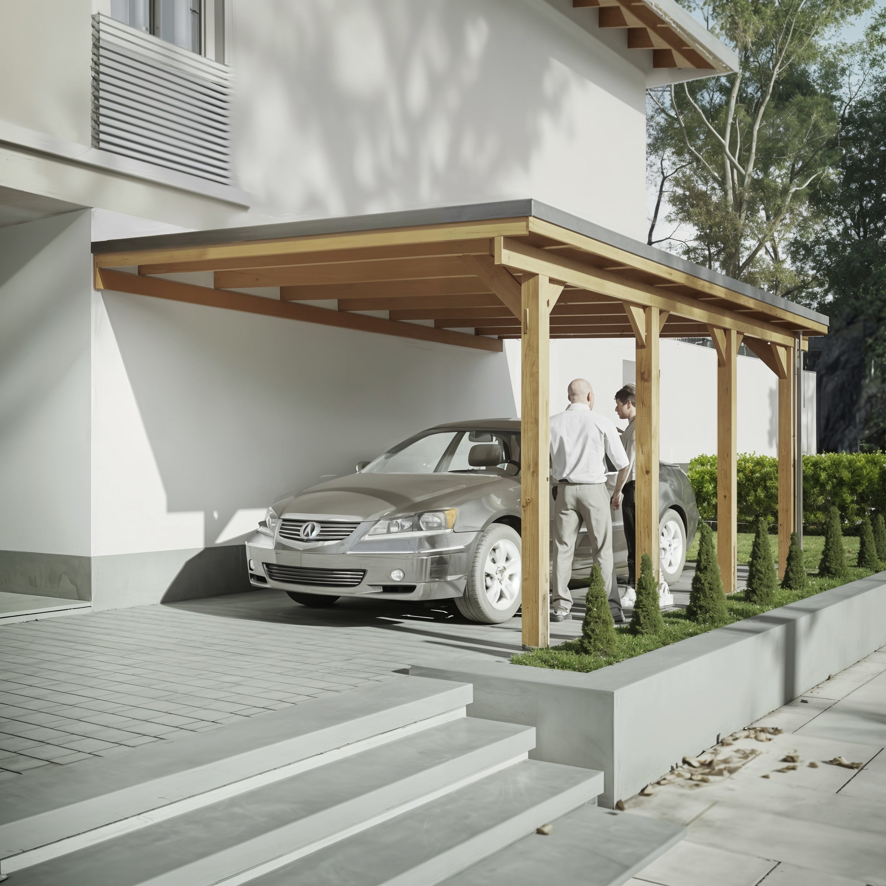 Carport adossé