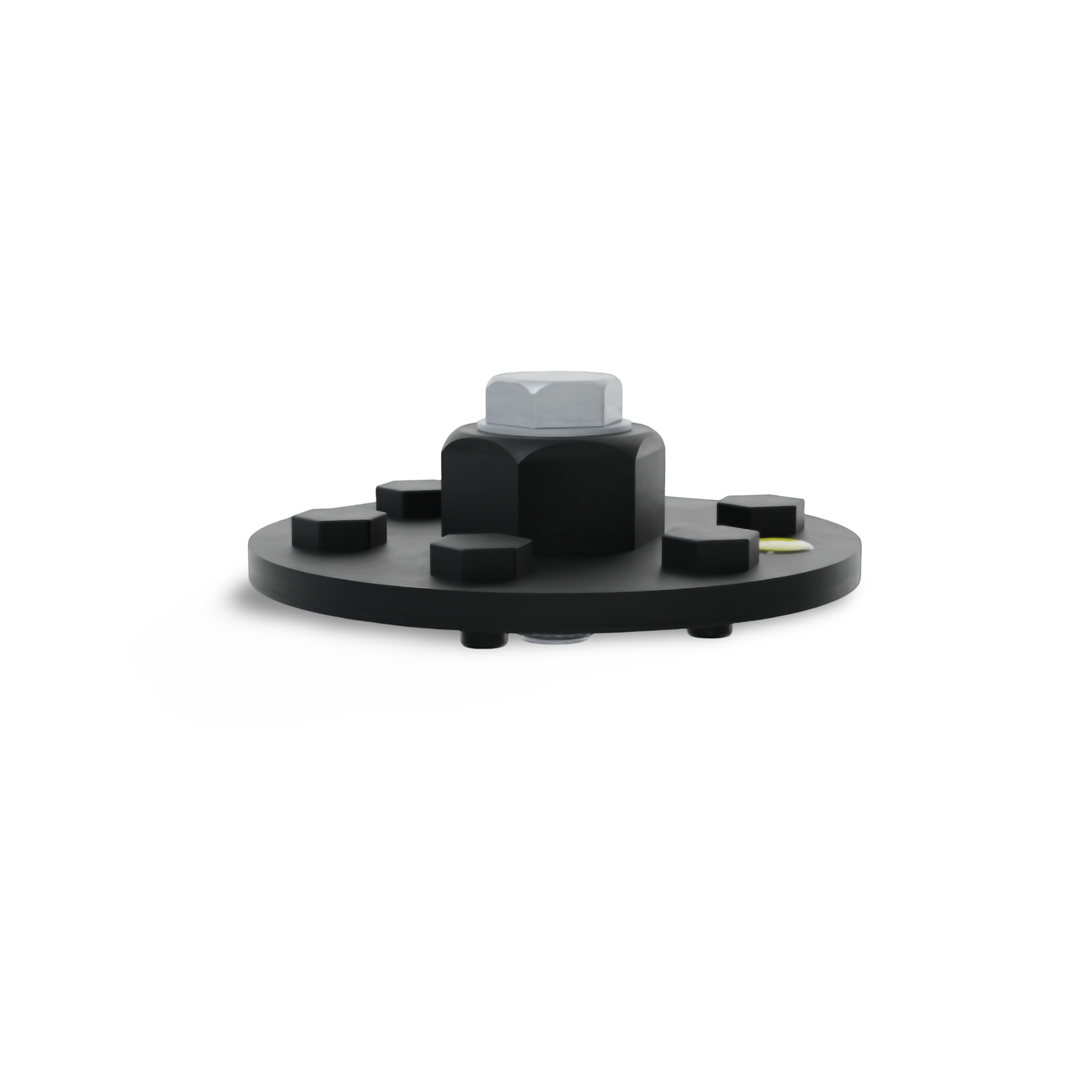 Adaptateur M41 Makita noir pour outils de jardin, vue détourée