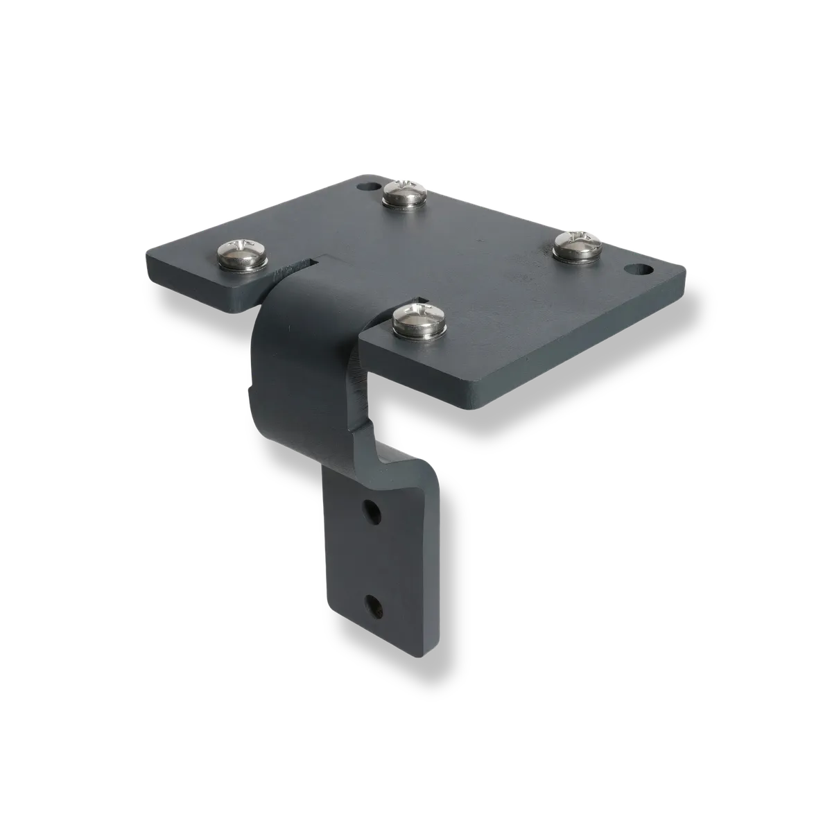 Support en aluminium pour système de clôture, platine murale détachée
