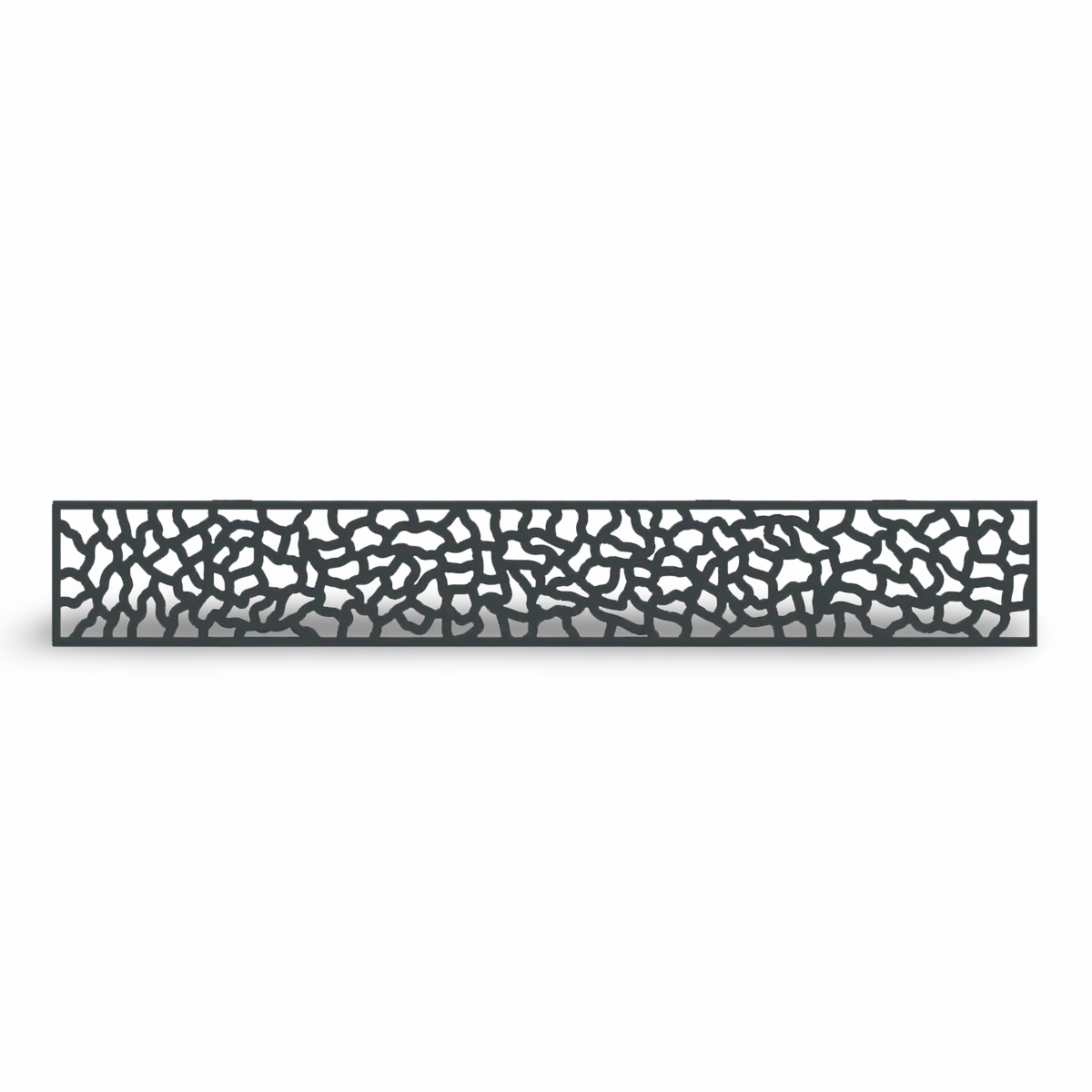 Dekorativer WPC-Zaun Cuba, dekoratives Panel Coral horizontal