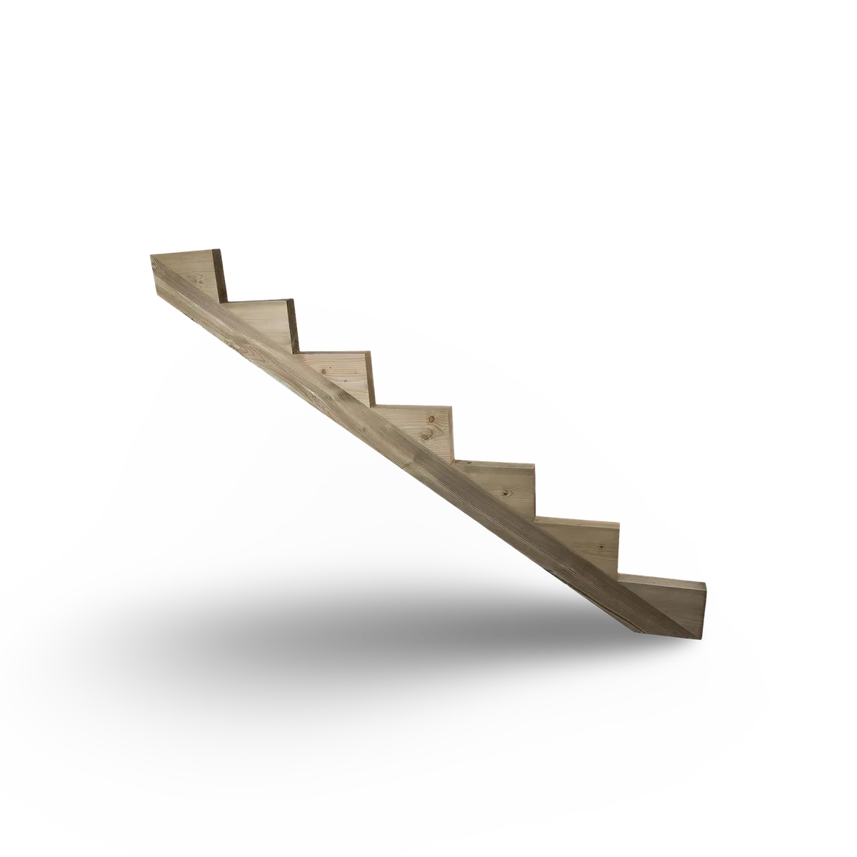 Treppenwange aus Holz, robuste und langlebige Struktur für Innenausbau