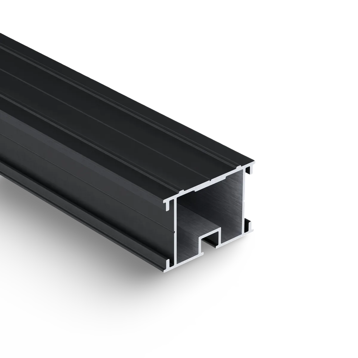 Aluminium-Unterkonstruktionsprofil 40x60 mm aus der Structural-Reihe in Nahaufnahme