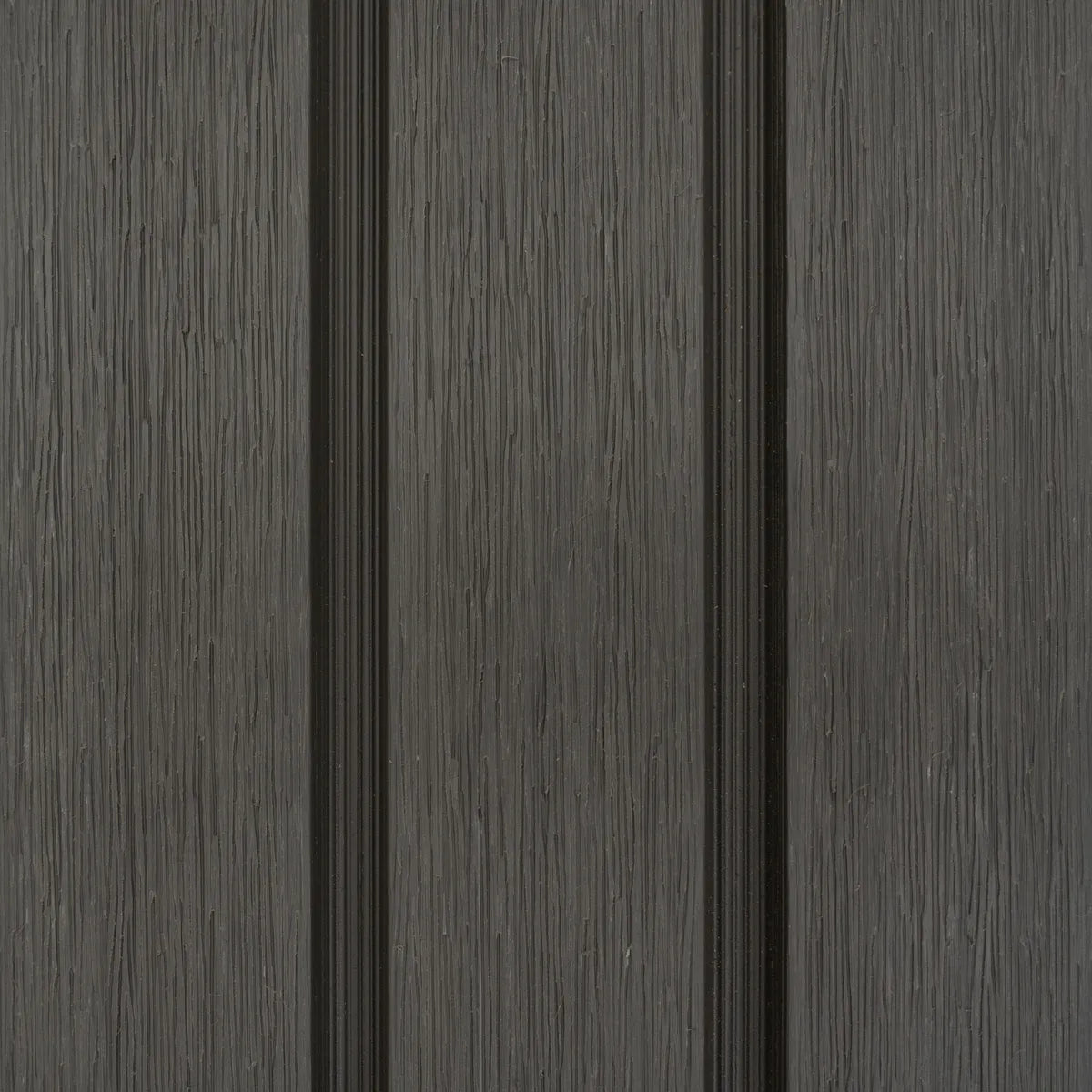 WPC-Zaunlatte Modern 1780 dunkelgrau, strukturierte Optik