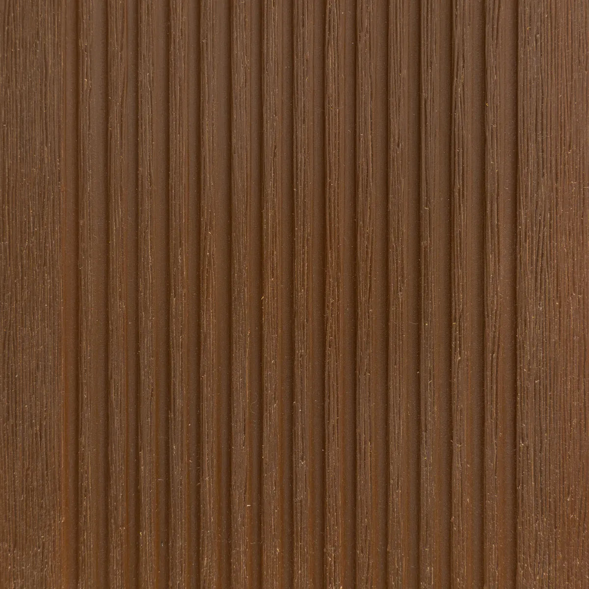 Lame de terrasse composite réversible teck Navia, finition texturée, 220 cm