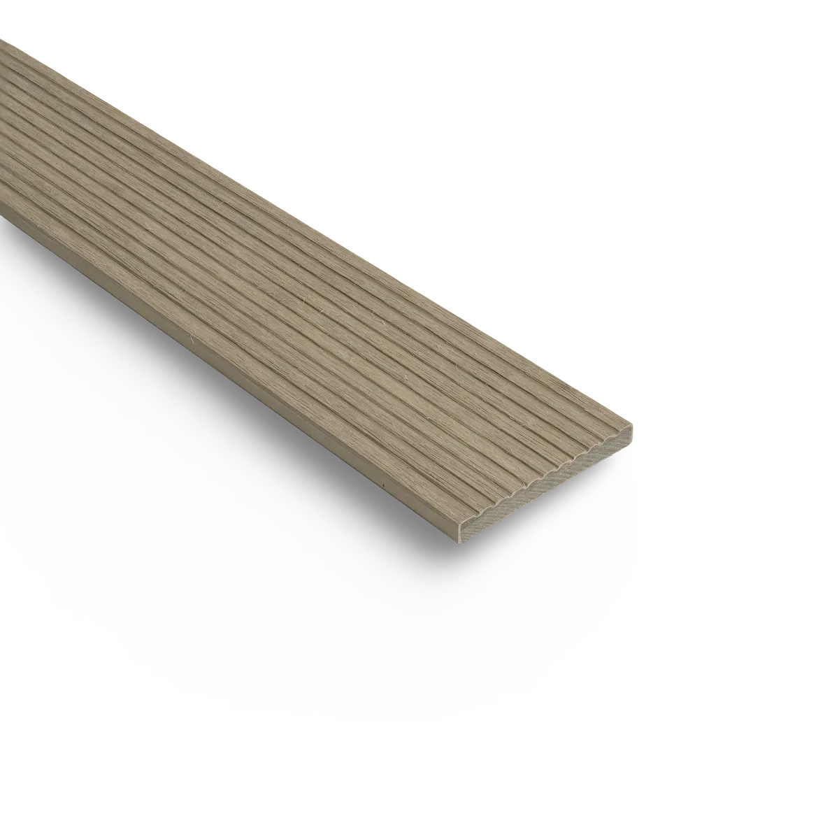 Plinthe composite coloris gris clair pour aménagement intérieur ou extérieur